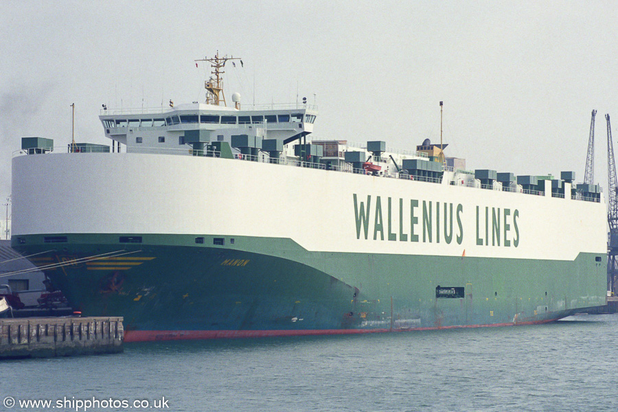 Photograph of the vessel  Manon pictured at Southampton on 12th April 2003