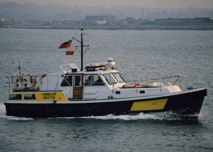 Photograph of the vessel  Marchwood pictured at Southampton on 21st April 1990