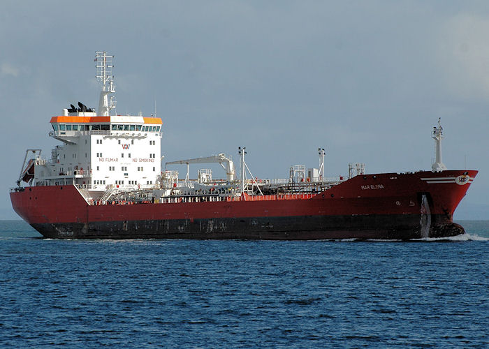 Photograph of the vessel  Mar Elena pictured in the Firth of Forth on 26th September 2010