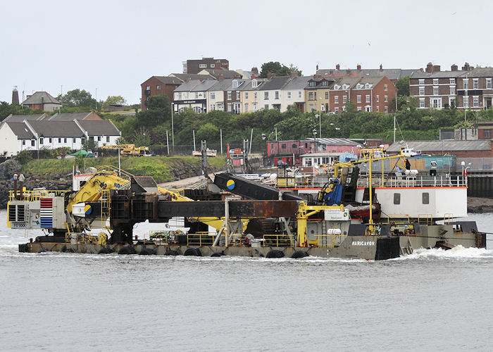 Photograph of the vessel  Maricavor pictured arriving at North Shields under tow on 4th June 2011