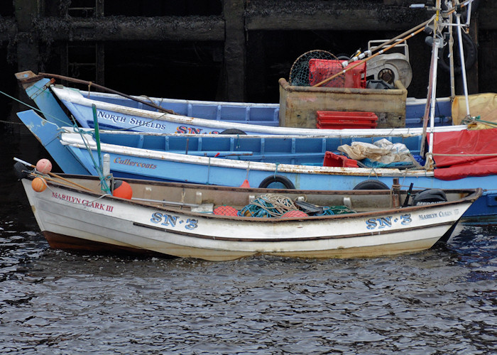 Photograph of the vessel fv Marilyn Clark III pictured at the Fish Quay, North Shields on 27th August 2012