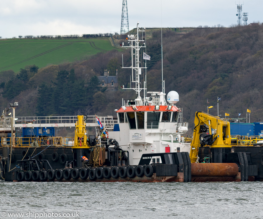 Photograph of the vessel  Marilyn M pictured at North Queensferry on 16th April 2016
