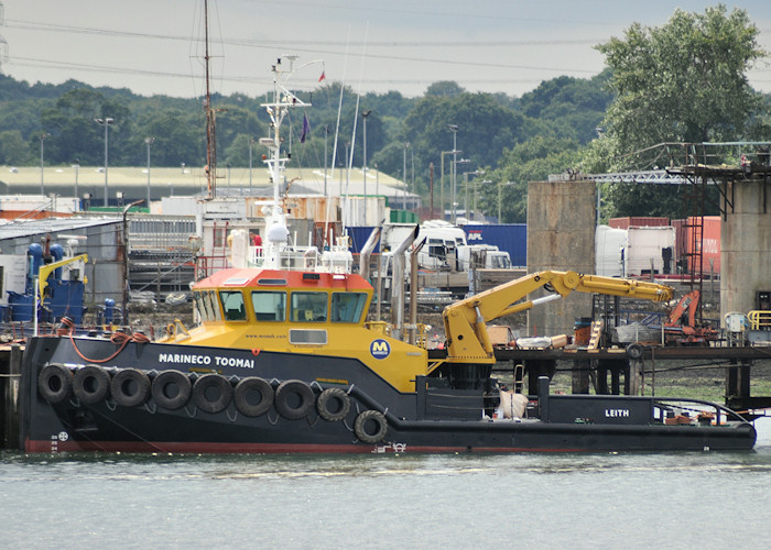 Photograph of the vessel  Marineco Toomai pictured at Marchwood on 6th August 2011