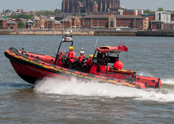 Photograph of the vessel  Marine Fire One pictured at Liverpool on 31st May 2014