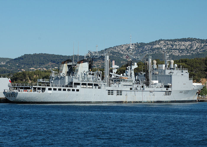 Photograph of the vessel FS Marne pictured at Toulon on 9th August 2008