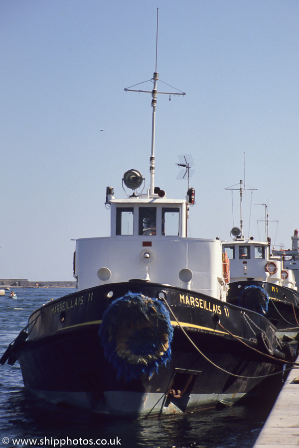 Photograph of the vessel  Marseillais 11 pictured at Sète on 18th August 1989