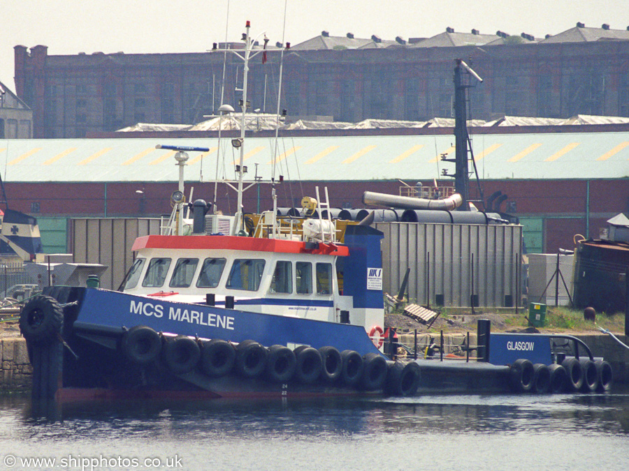 Photograph of the vessel  MCS Marlene pictured in Sandon Half Tide Dock, Liverpool on 14th June 2003