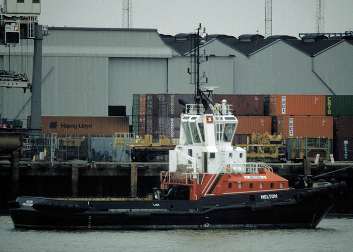 Photograph of the vessel  Melton pictured at Felixstowe on 26th May 1998