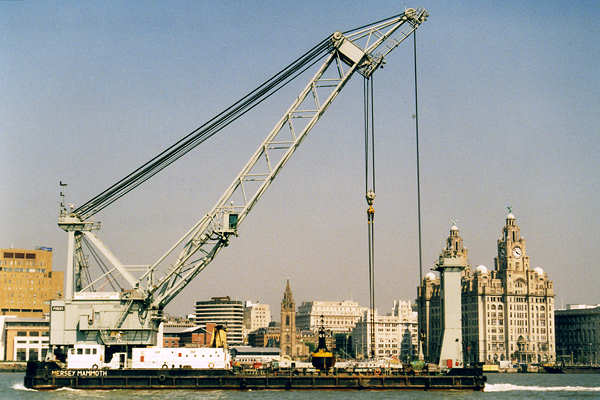 Photograph of the vessel  Mersey Mammoth pictured on the River Mersey on 21st July 2000