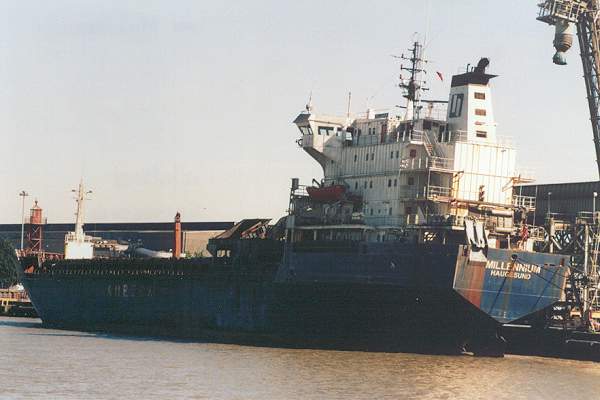 Photograph of the vessel  Millennium pictured at Northfleet on 12th May 2001