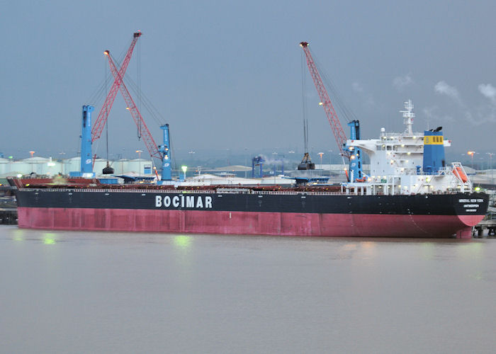 Photograph of the vessel  Mineral New York pictured at Humber International Terminal, Immingham on 23rd June 2011