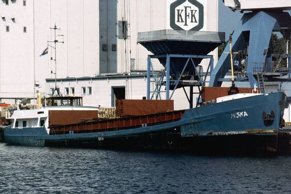 Photograph of the vessel  Miska pictured in Fredericia on 29th May 1998