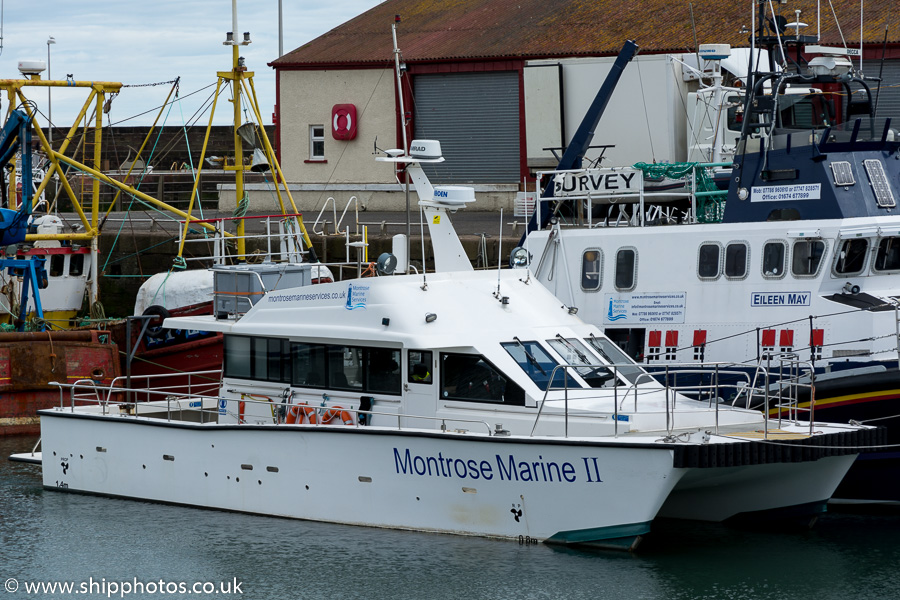 Photograph of the vessel  Montrose Marine II pictured at Arbroath on 24th May 2015
