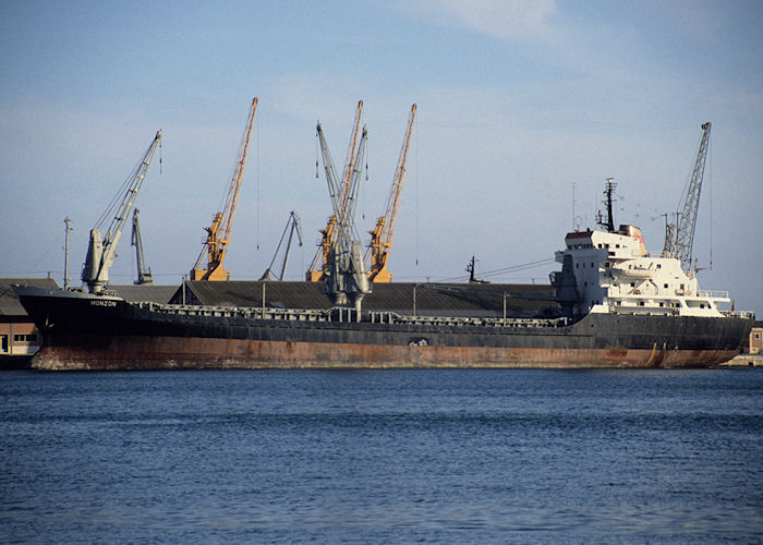 Photograph of the vessel  Monzon pictured at Alicante on 28th March 1991
