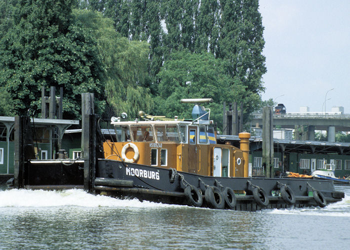 Photograph of the vessel  Moorburg pictured at Hamburg on 9th June 1997