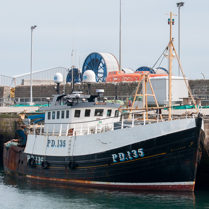 Photograph of the vessel fv Moremma pictured at Peterhead on 5th May 2014
