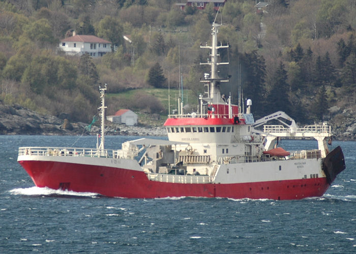 Photograph of the vessel fv Morten Einar pictured near Stavanger on 13th May 2005
