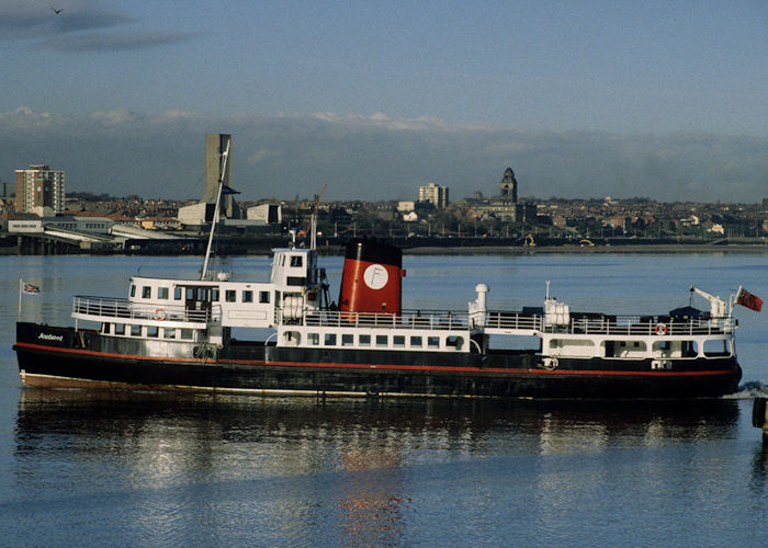 Photograph of the vessel  Mountwood pictured departing Liverpool on 18th November 1996
