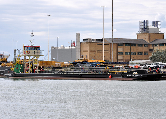 Photograph of the vessel  MTB Blade Runner One pictured in Southampton Docks on 20th July 2012
