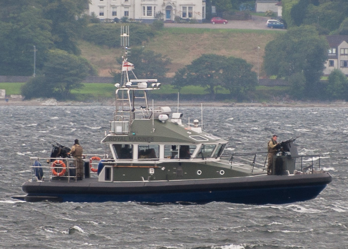 Photograph of the vessel  Mull pictured on the River Clyde on 11th August 2014