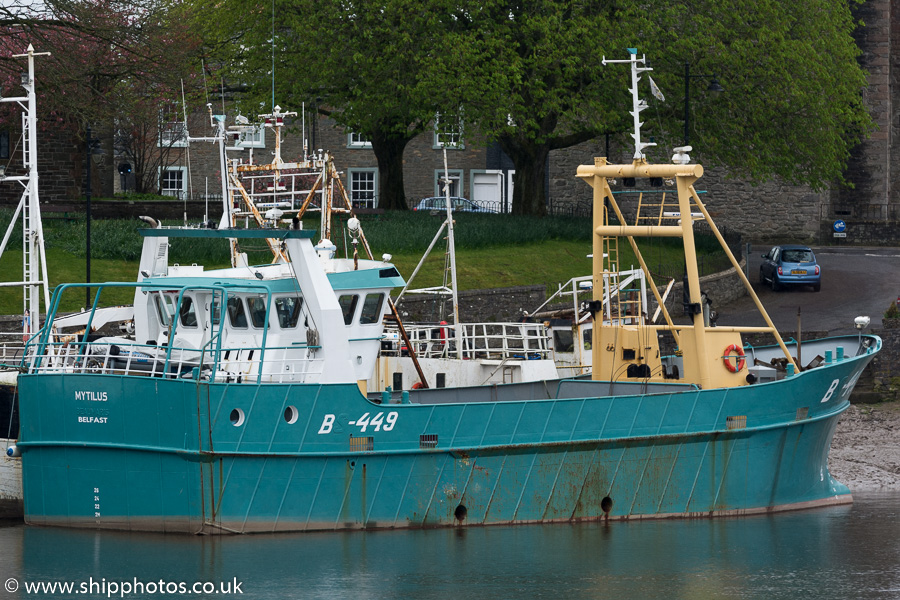 Photograph of the vessel fv Mytilus pictured at Kirkcudbright on 2nd May 2015