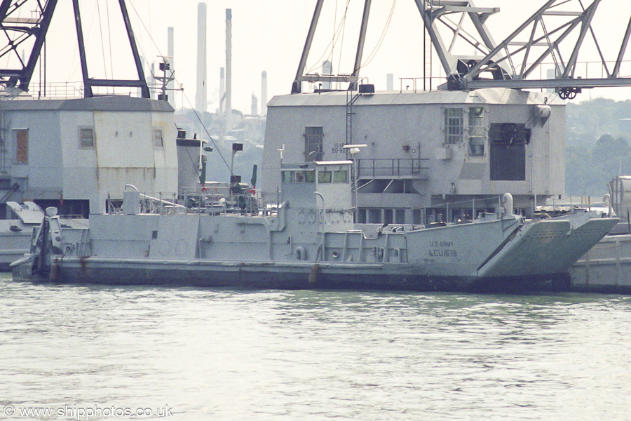Photograph of the vessel USAV Naha pictured at Hythe on 22nd September 2001