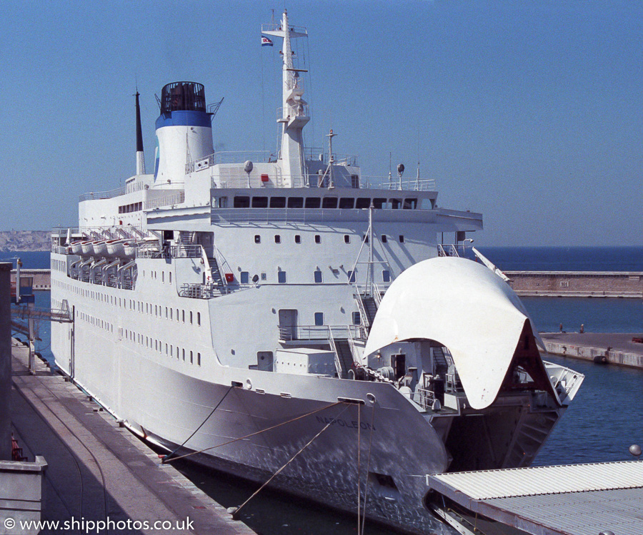 Photograph of the vessel  Napoléon pictured at Marseille on 18th August 1989
