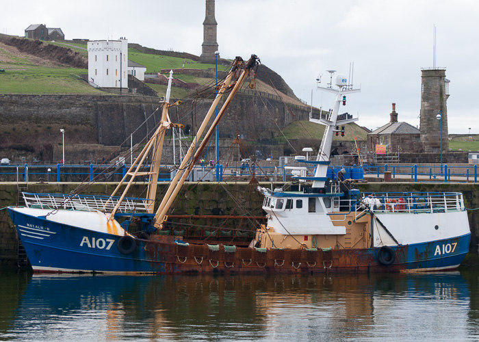 Photograph of the vessel fv Natalie B pictured at Whitehaven on 22nd March 2014