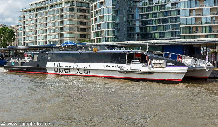 Photograph of the vessel  Neptune Clipper pictured in London on 6th July 2023