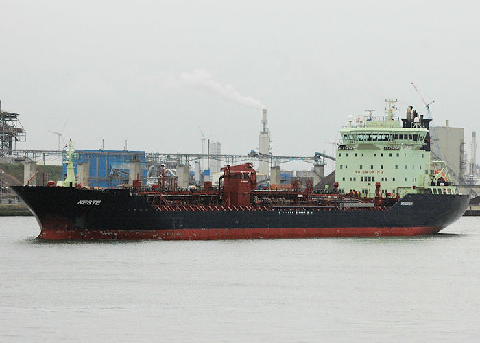 Photograph of the vessel  Neste pictured passing Vlaardingen on 20th June 2010