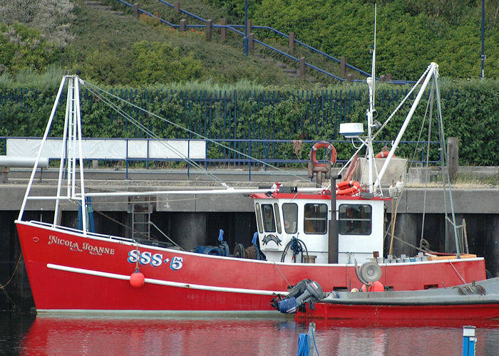 Photograph of the vessel fv Nicola Joanne pictured at North Shields on 6th August 2010