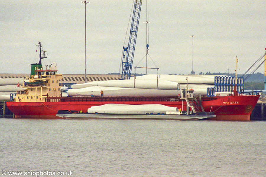Photograph of the vessel  Nina Bres pictured at Southampton on 29th August 2002