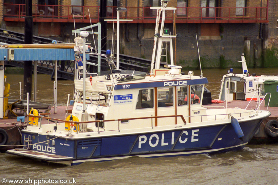 Photograph of the vessel  Nina Mackay pictured at Wapping on 3rd May 2003