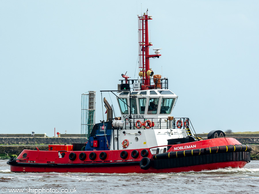 Photograph of the vessel  Nobleman pictured at Tynemouth on 6th April 2024