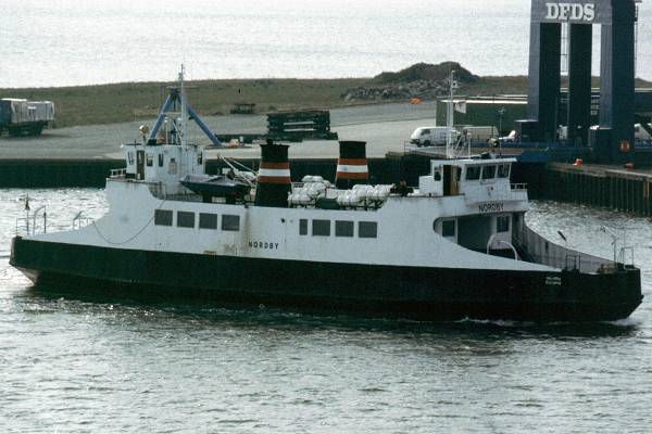 Photograph of the vessel  Nordby pictured in Esbjerg on 29th May 1998