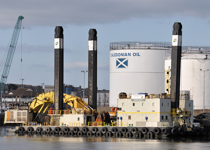 Photograph of the vessel  Nordic Giant pictured at Aberdeen on 15th September 2012