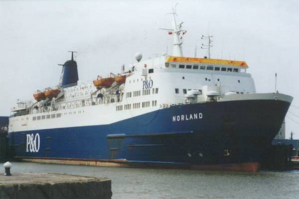 Photograph of the vessel  Norland pictured in King George Dock, Hull on 17th June 2000