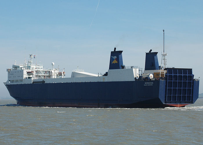 Photograph of the vessel  Norqueen pictured on the River Thames on 22nd May 2010