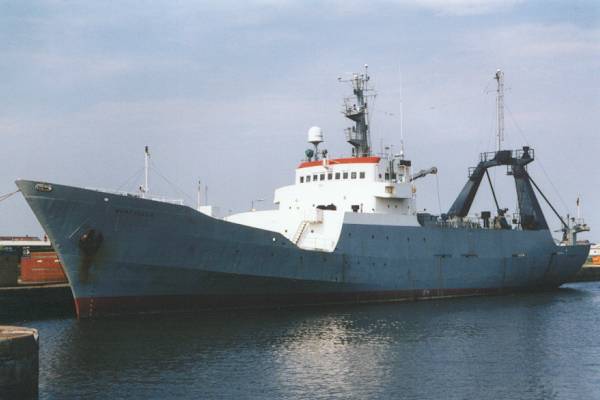 Photograph of the vessel ts Northella pictured in Hull on 17th June 2000