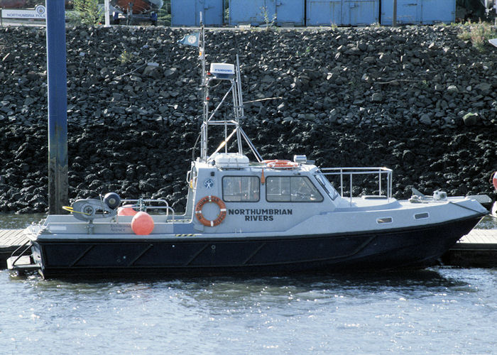 Photograph of the vessel rv Northumbrian Rivers pictured on the River Tyne on 5th October 1997