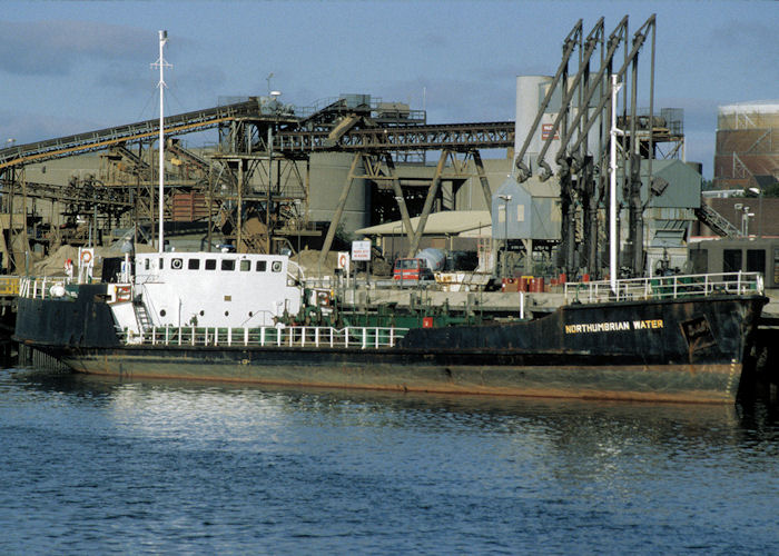 Photograph of the vessel  Northumbrian Water pictured at North Shields on 5th October 1997