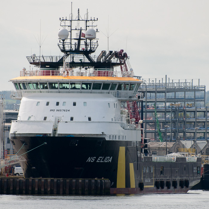 Photograph of the vessel  NS Elida pictured at Aberdeen on 3rd May 2014