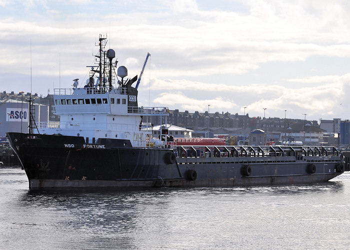 Photograph of the vessel  NSO Fortune pictured at Aberdeen on 15th April 2012