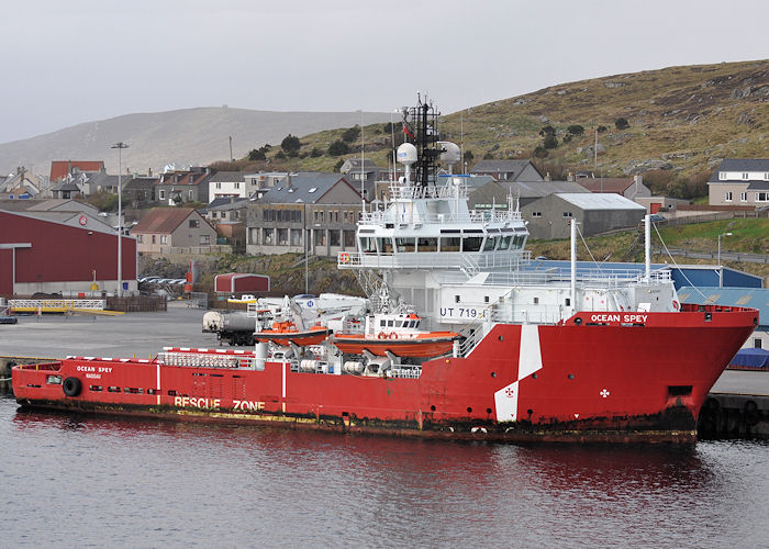 Photograph of the vessel  Ocean Spey pictured at Lerwick on 10th May 2013
