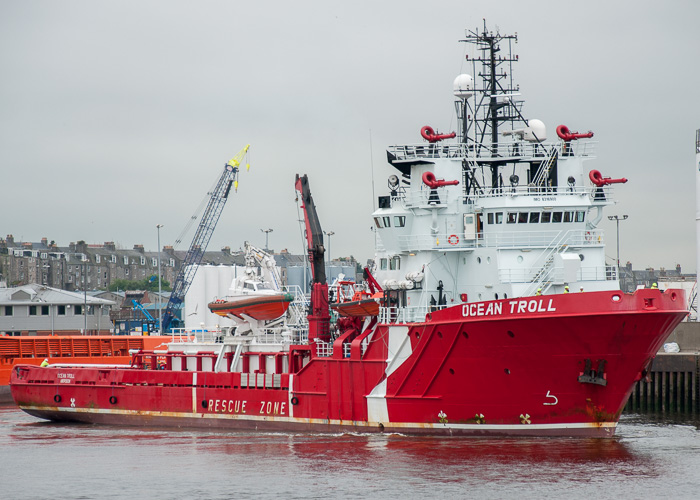 Photograph of the vessel  Ocean Troll pictured at Aberdeen on 14th June 2014