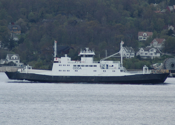 Photograph of the vessel  Odda pictured near Haugesund on 12th May 2005