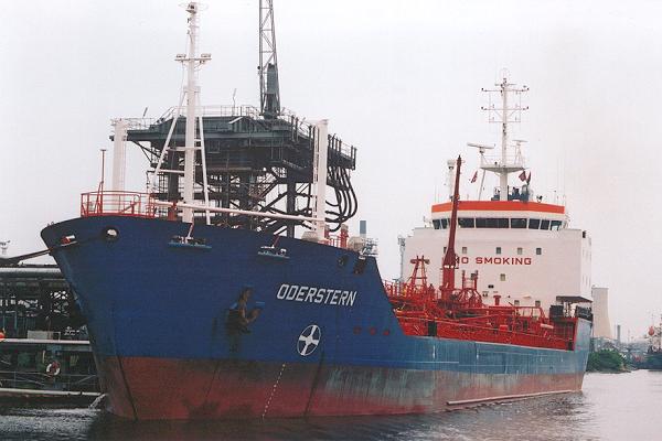 Photograph of the vessel  Oderstern pictured at Stanlow on 18th August 2001