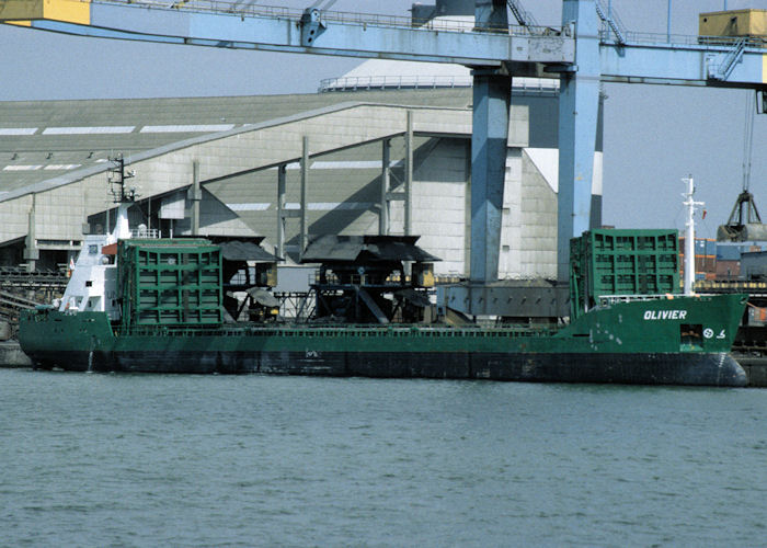 Photograph of the vessel  Olivier pictured in Antwerp on 19th April 1997