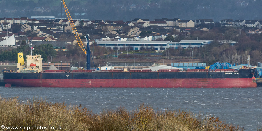 Photograph of the vessel  Omicron Titina pictured at Rosyth on 9th February 2019