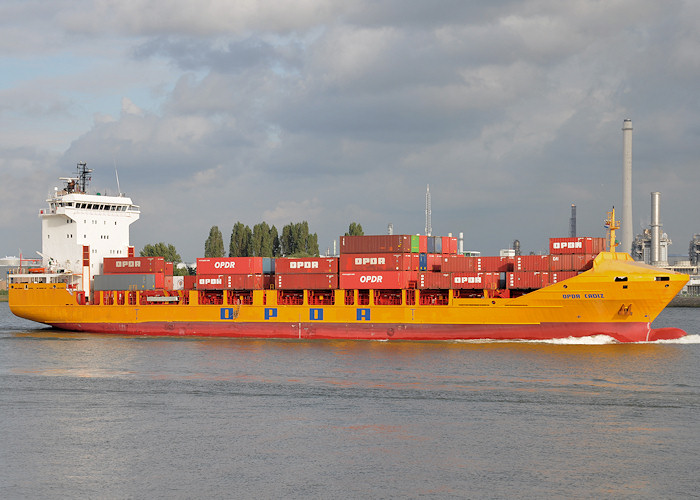Photograph of the vessel  OPDR Cadiz pictured passing Vlaardingen on 25th June 2012